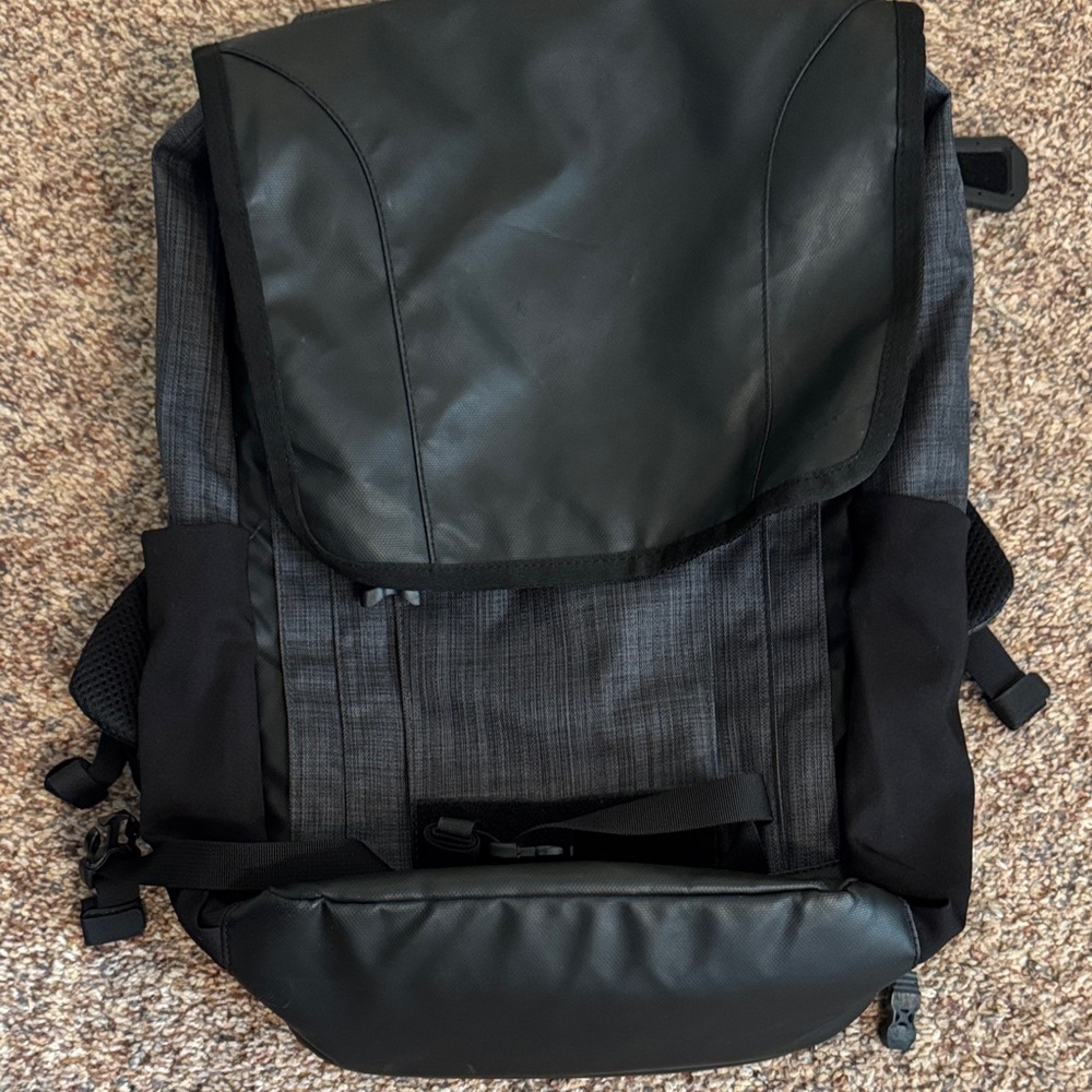 Stylish Black and Gray Men's Backpack